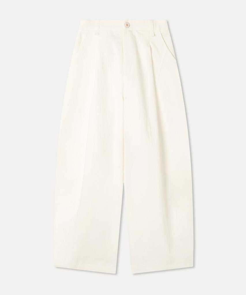 MIXXO Balloon Fit Single-Pleat Cotton Pants_Miwtcg34Ss