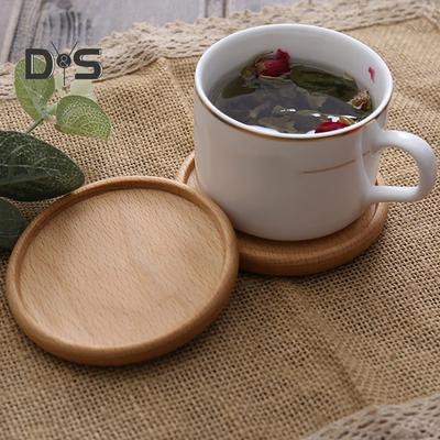 Cup Coaster Non Slip Versatile Wooden Beverage Drinking Coffee Coaster Kitchen Supply