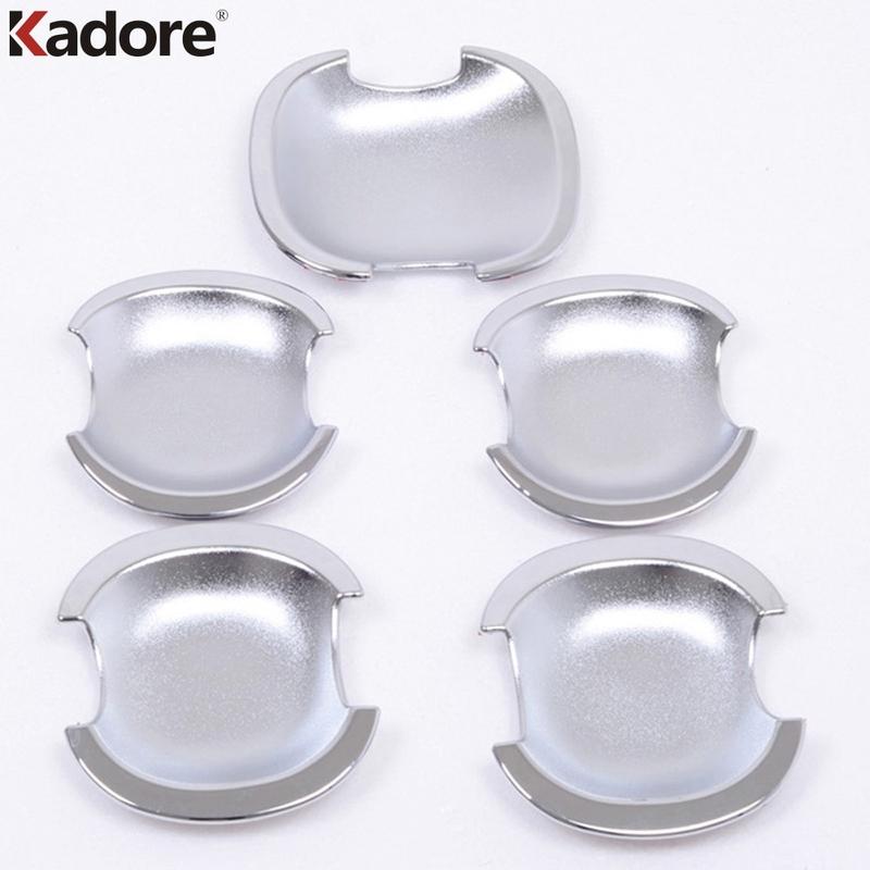 Door Handle Bowl Cup Cover Trim For Toyota RAV4 RAV 4 2009 2010 2011 Hatchback Chrome Molding Garnish Sticker Car Accessories