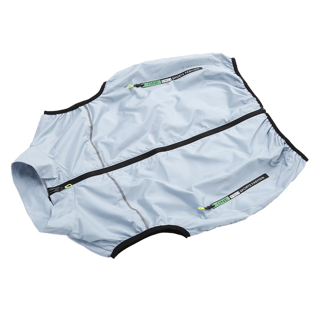 Vestă de răcire cu 2 ventilatoare, 3 niveluri reglabile, răcire rapidă, circulație, haine condiționate pentru Ho