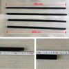 Black 4Pcs Window Rubber Trim For Nissan XTrail T30 2001-2006 Weatherstrip Seal Strips Rubber Door Moulding Trim 80821-8H300