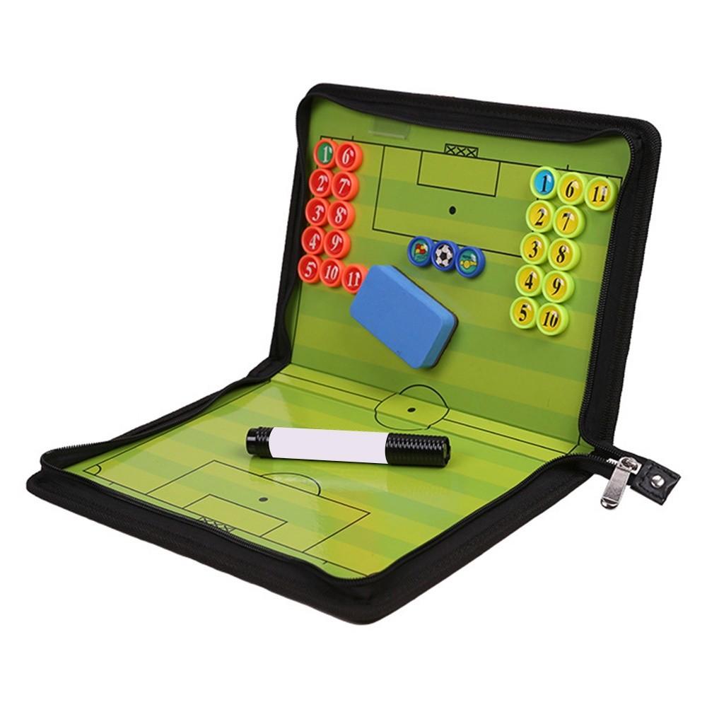 Foldable Magnetic Tactical Board Football Training Tactical Clipboard Football Coach Football Tactical Folder Assistance Tool