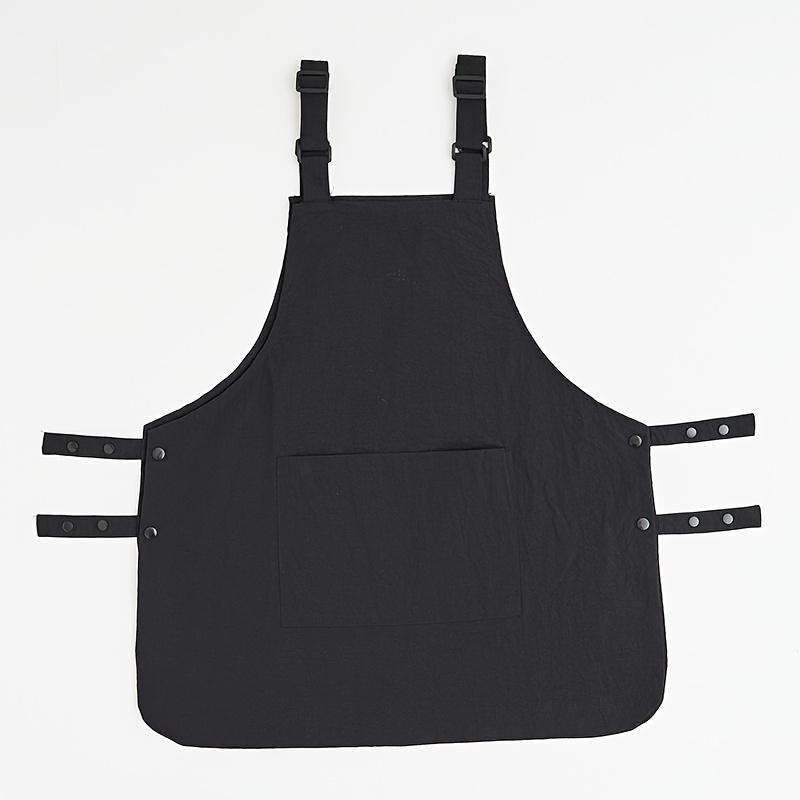 

Фартук для кухни, общественного питания, кафе, работы, водонепроницаемый, с карманами, устойчивый к пятнам, регулируемый, для мужчин и женщин, парикмахерский, бариста, фартук, жилет чёрный