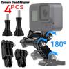 Ajustați articulația dreaptă a brațului Suport Adaptor Kit Suport Cameră Lung Scurt pentru GoPro pentru Insta360 X4 X3 DJI Action 4 3 GoPro Hero SJCAM