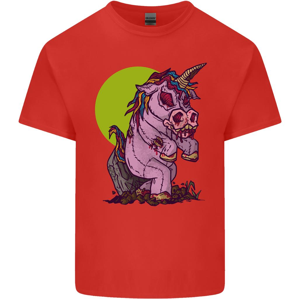 A Zombie Unicorn Funny Halloween Horror Unisexs Light Cotton TShirt