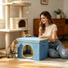 Kühlendes Outdoor-Katzenhaus Welpenunterschlupf mit 6 Kühlakkus Kühlende Welpenhöhle für Tiereltern Hundetrainer Tierliebhaber Wohnung