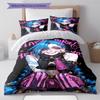 Jinx Pattern Bedding,Quilt Set Quilt Cover Pillowcase Home Birthday Gift (1 * Duvet Cover + 2 * Pillowcase, Without Core)