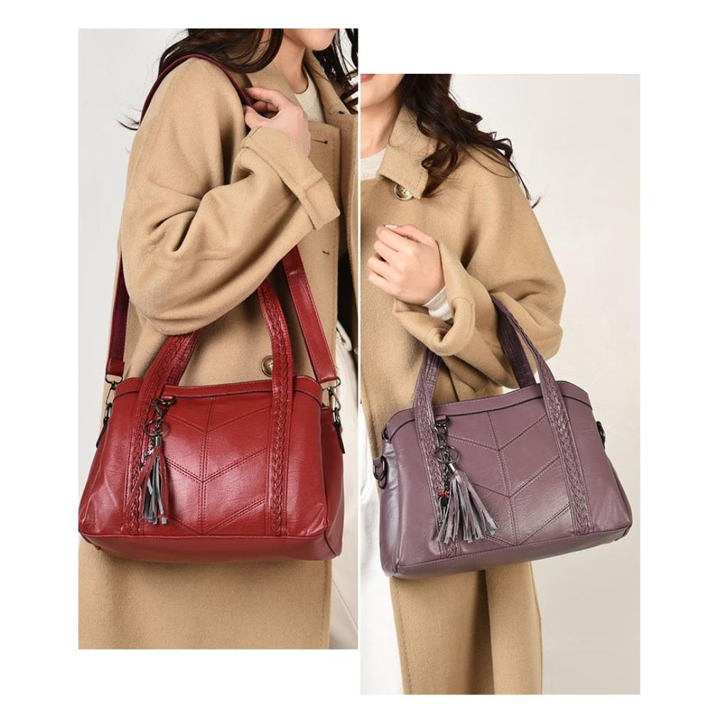 Handbag Women PU Detachable Shoulder Strap Office Daily