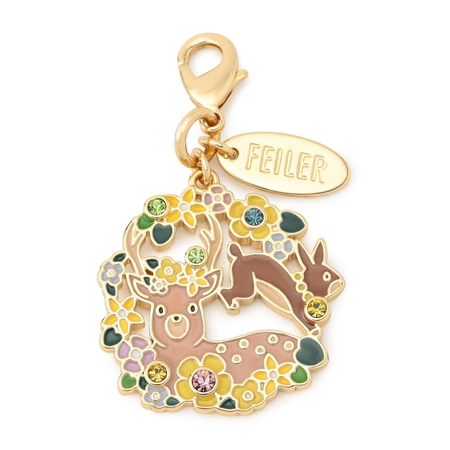 

Zipper Charm Deer Rabbit Spring White FREE [Feiler] [1H9825281017020] It s ISP-251017 Women s білий