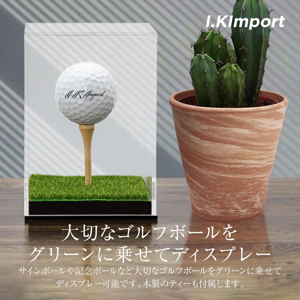 [I.Kimport] Golf Goods Signed Ball Case Display Case Dustproof Protection Exhibition Acrylic Transparent Case Commemorative Ball Case Collection Case