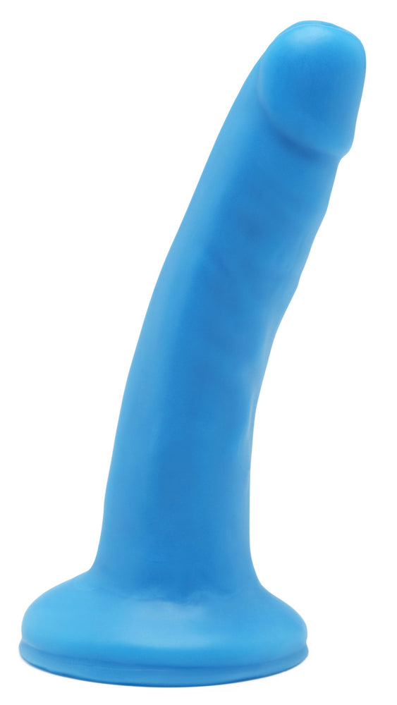 Gode Happy Dick 13 x 3 cm Bleu - Get Real TOYJOY - GODE COULEUR & GIRLY