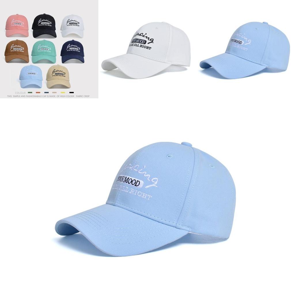 Embroidered English Baseball Cap With Sun Protection For Casual Outdoor Wear