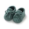 Buty Niemowlęce Dzianinowe Obuwie do Łóżeczka Noworodka 0-18M Ciepłe Akcesoria Odzieżowe Niemowlęcy Chłopcy Dziewczynki Pierwsze Buciki Modne Jednolite Maluch Dziecko