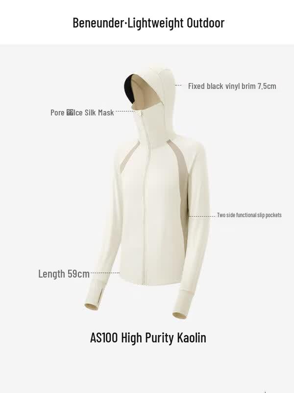 Jiaoxia Women s Lightweight Breathable Sun Protection Jacket AS100