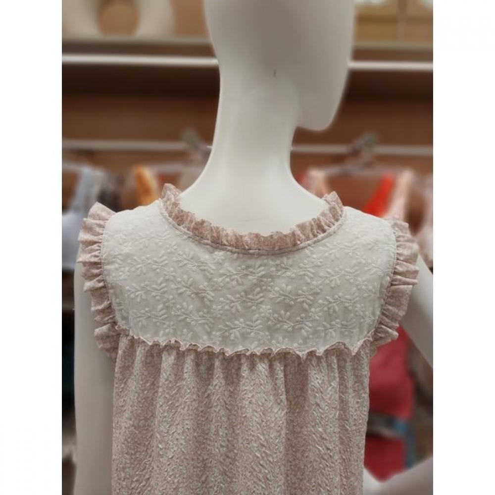 Barbara Women S Pleated Floral Loungewear dreSS  Gw4577l 