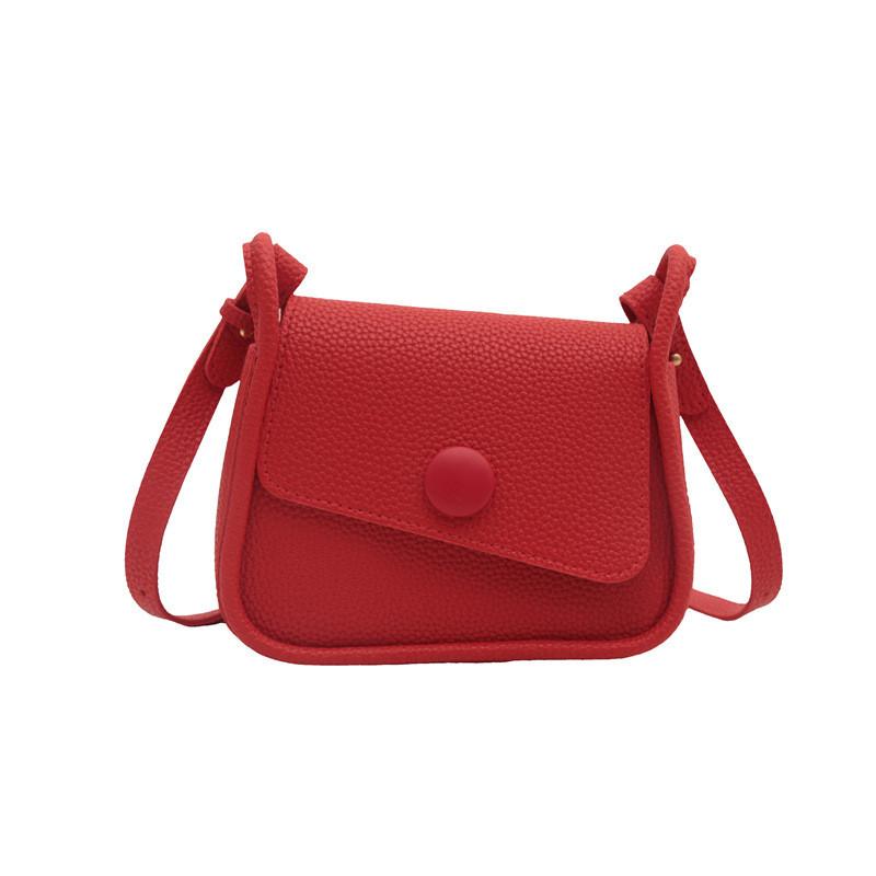 

Однотонная сумка через плечо квадратной формы, сумка-кроссбоди, женская, модный подарок красный