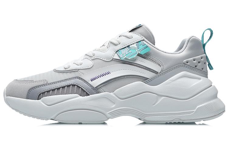 Li Ning Candle Dragon Casual Shoes Unisex Low Top Gray/White AGCR053-3 41.5