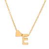 New Trendy Capital A-Z Women's Necklaces Gold Color Short Chain Heart Pendants Sexy Daily Wear Neck Jewelry Party Decor Collar