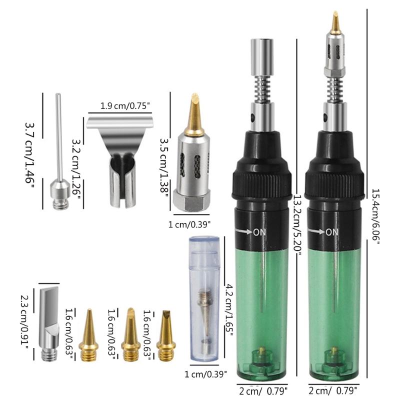 Efficient Gas Soldering Iron Set Gas Soldering Iron  for Quick and Easy Repairs for DIY Enthusiasts and Professionals
