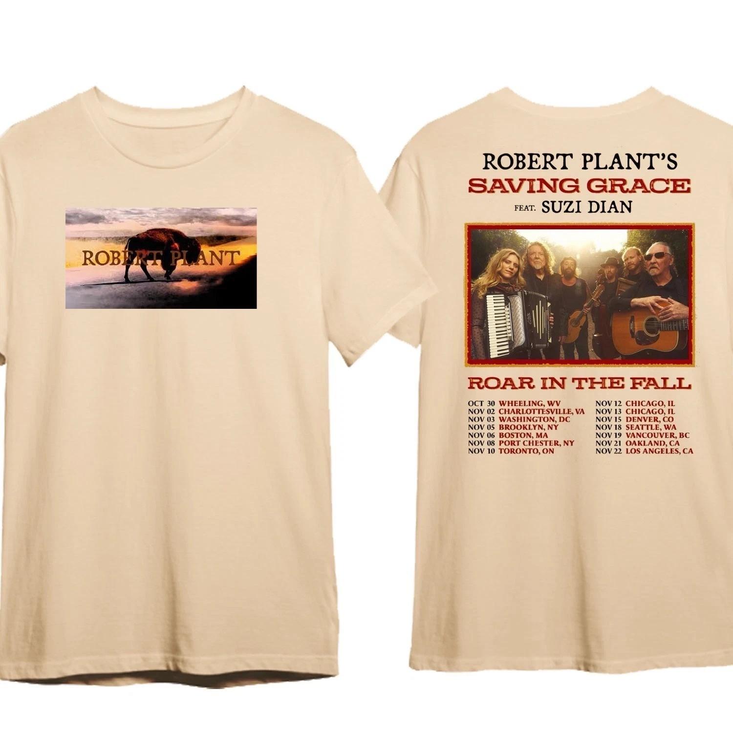 Robert Plant s Saving Grace Announces 2026 US Tour Dates T-shirt PP2634 XXXL