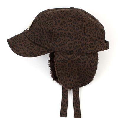 Universal Chemistry Leopard Brown Earflap Cap
