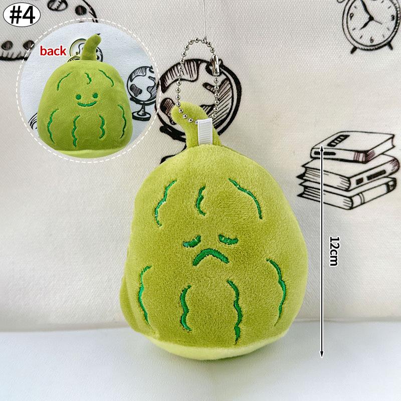 Vegetable Mini Food Plush Keychain Cute Potato Stuffed Keychains Backpack Pendant Car Keyrings Party Favors Classroom Prizes