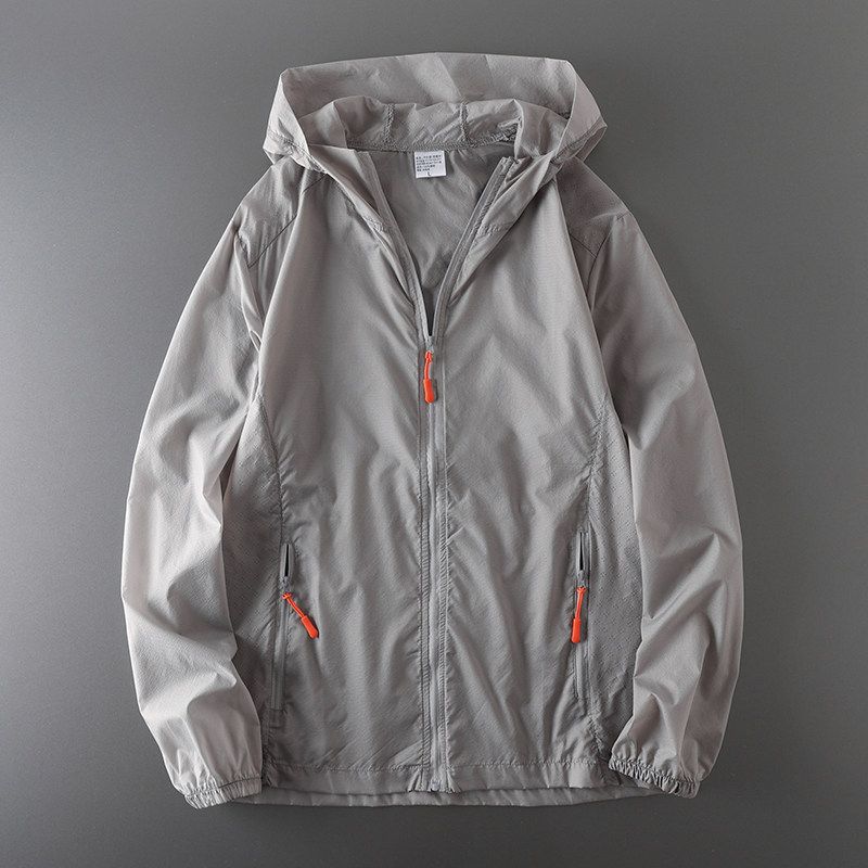 Tail Single Cut Label Ice Silk Mesh Sun Protection Clothing Thin Outdoor Breathable Easiest for Match Sun-Protective Clothing Fishing Wind Shield