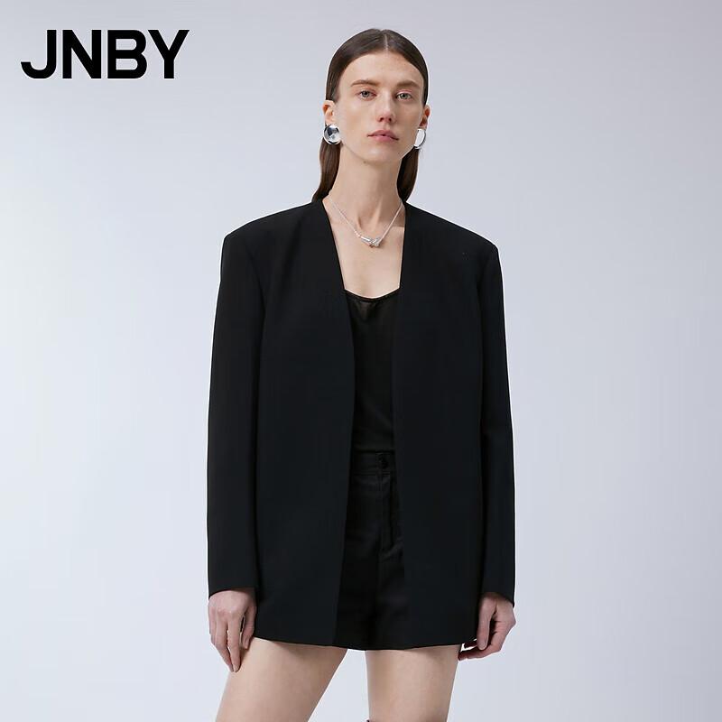 JNBY Women s V-Neck Wool Blend Suit Jacket M