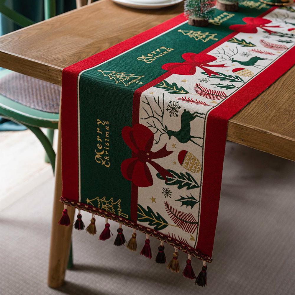 Nordic American Christmas Tablecloth and Runner Set