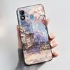 Phone Case For Itel A33 Plus Bumper Soft Silicone Jelly Black Case Aesthetic Popular Pattern Flower Lotus Shockproof Cover