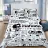Cartoon Duvet Cover Pillowcase Bedding Set Adult Boy M-Mafalda Girl Bedroom Decoration Children Gift Single Double Large Size