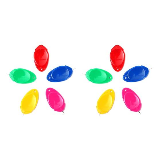 10Pcs Needle Threader Automatic DIY Plastic Hook Design Sewing Threader for Household