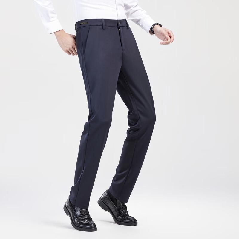 Men's 2025 Winter Fleece-Lined Straight-Leg Trousers