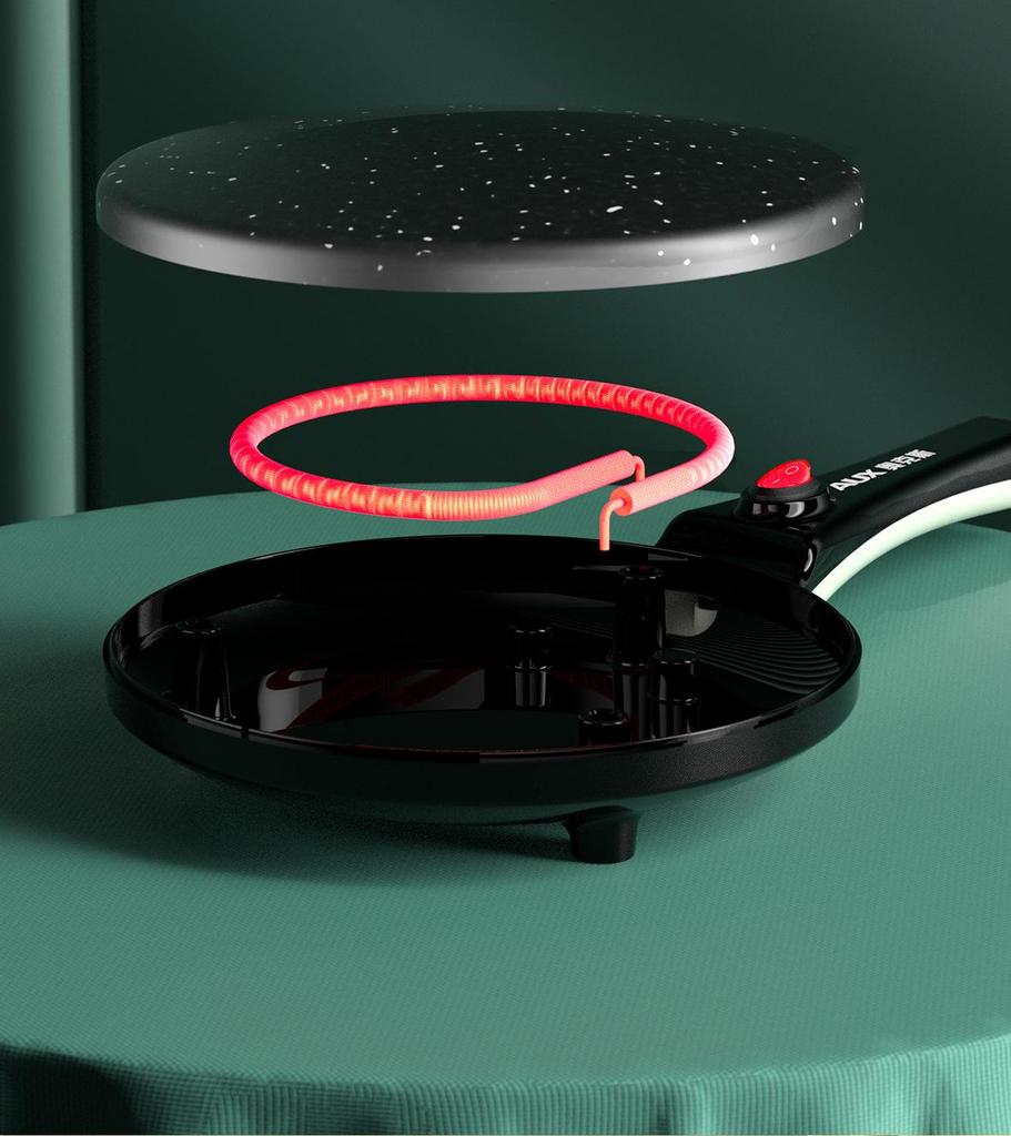 AUX Crepe and Spring Roll Maker - Pancake & Dough Cake Pan