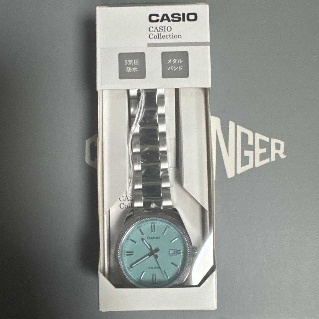 

[USED] 322 Casio Turquoise Blue Watch MTP-1302D-2A2JF