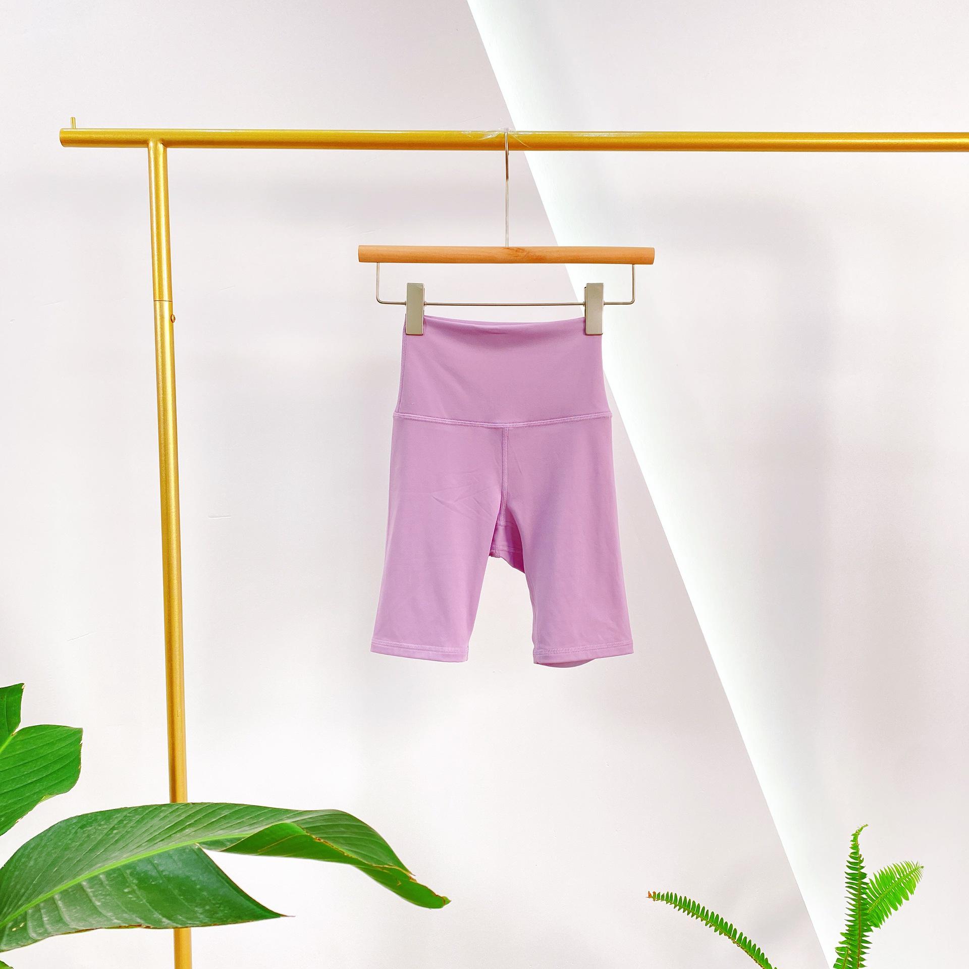 

Шорты для йоги и велоспорта Lulu-Style с высокой талией - Летняя одежда для фитнеса и бега средней длины L