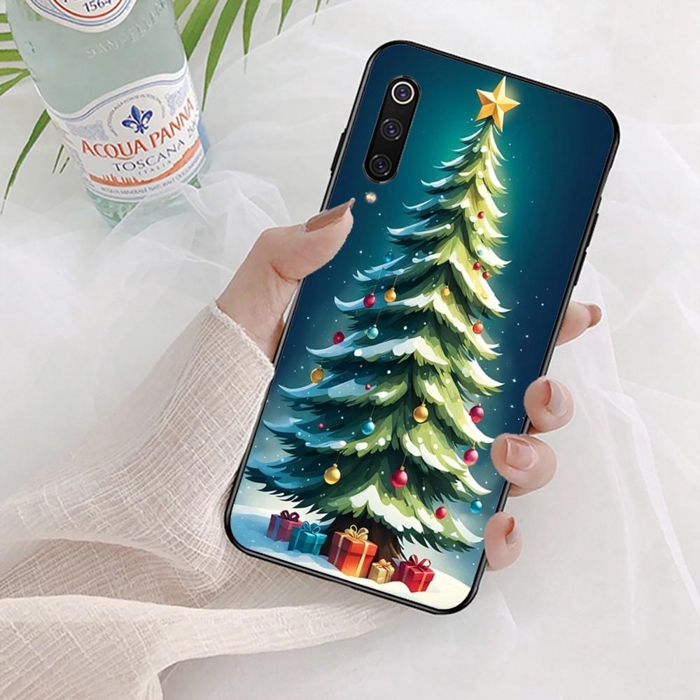 Merry Christmas Tree Phone Case For Xiaomi Mi 5X 8 9 10 11 12 lite pro 10T PocoX3pro PocoM3 Note 10 pro lite
