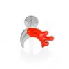 316L Stainless Steel Enamel Zircon Star & Moon Stud Earrings - Colorfast Unisex Jewelry