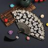 1pc Vintage Sakura Folding Fan, Portable & Handy Dance Fan, Foldable Fan