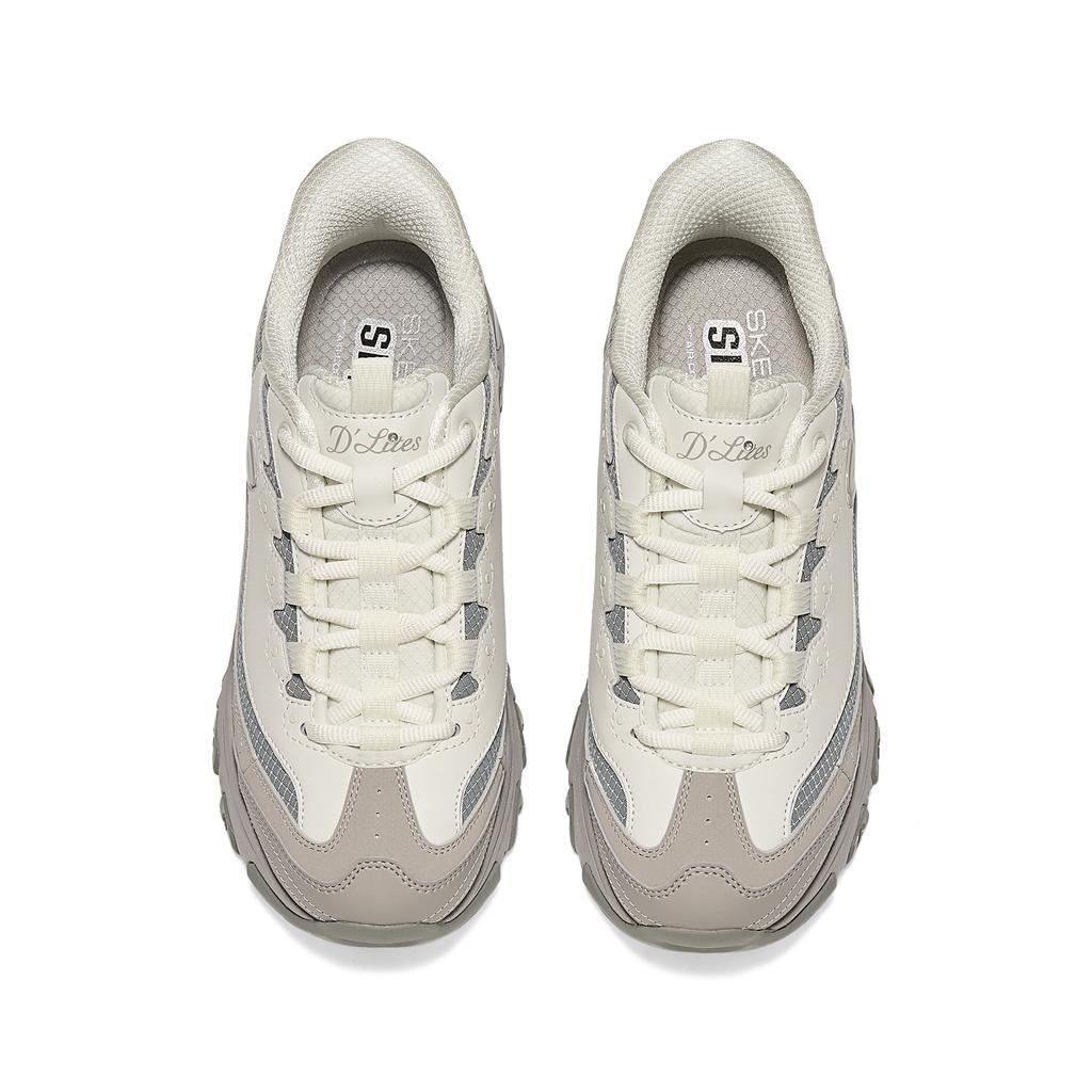 Skechers DLites nazouvací boty Kulatá špička Pohodlné Tlumící prodyšné Táta boty Dámské tenisky 150864-NTGY
