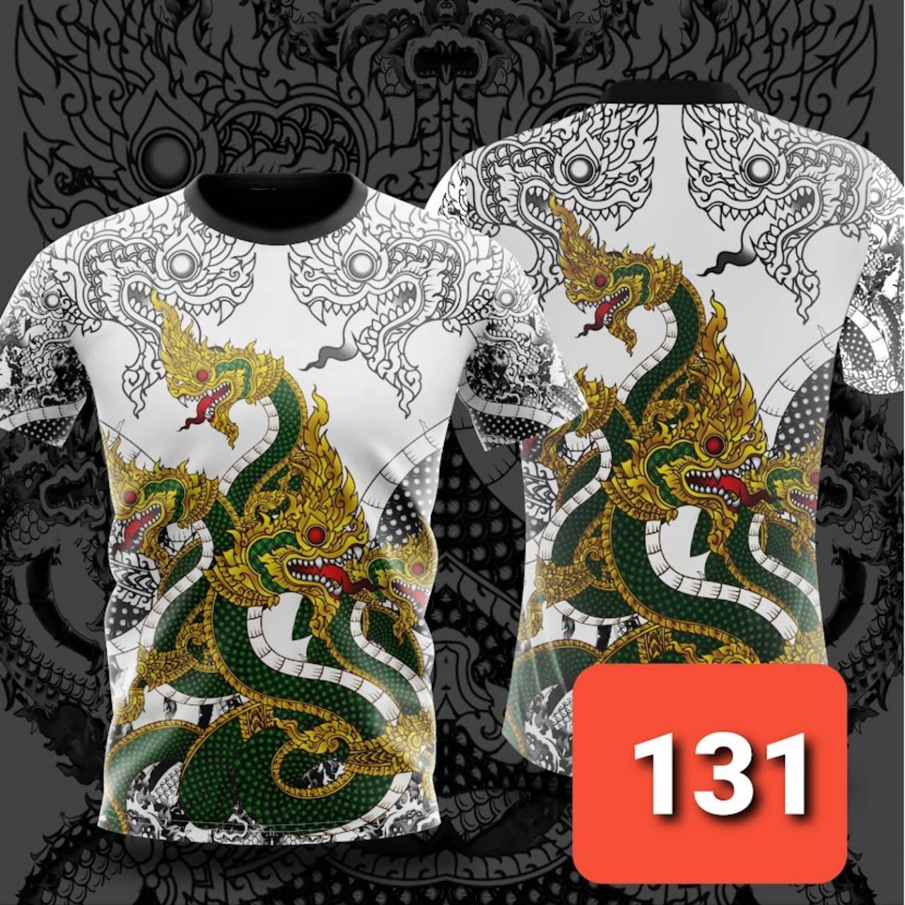 Футболка Мужчины Женщины Унисекс Птица Орел Змея Дракон Гигантский Демон Злой Тигр Петух — фото 5