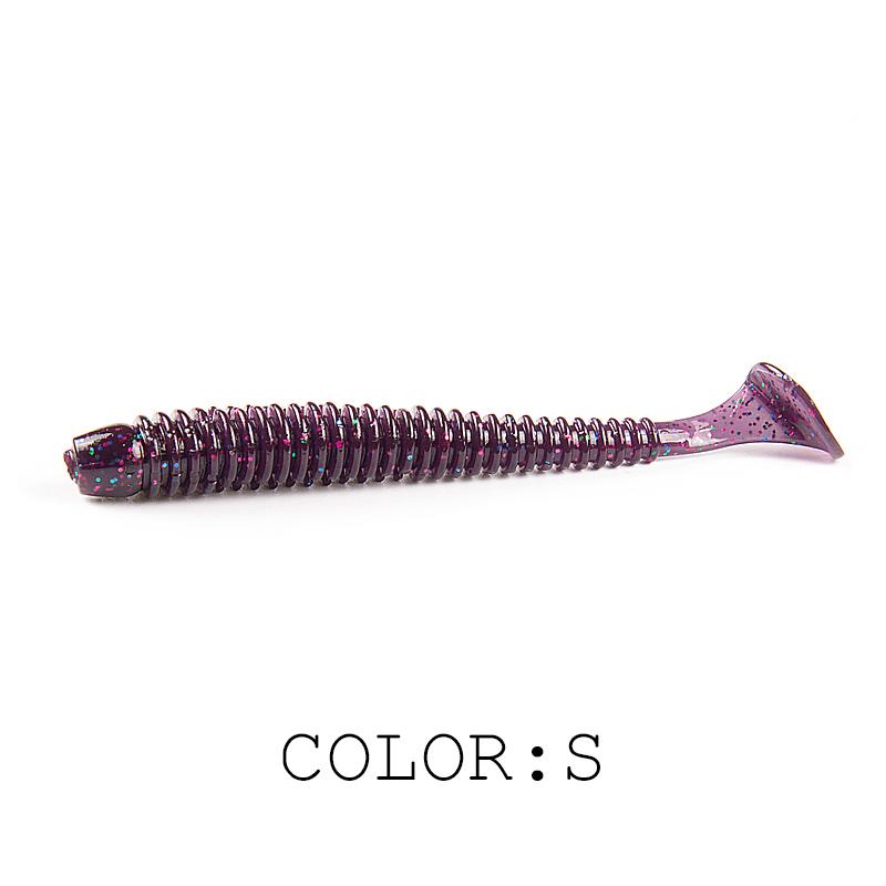 2025 HOT Impact Ring Shad Fishing Lure Soft 63mm 80mm 97mm Plastics Baits Swimbait Jigging LureBait perch Lures