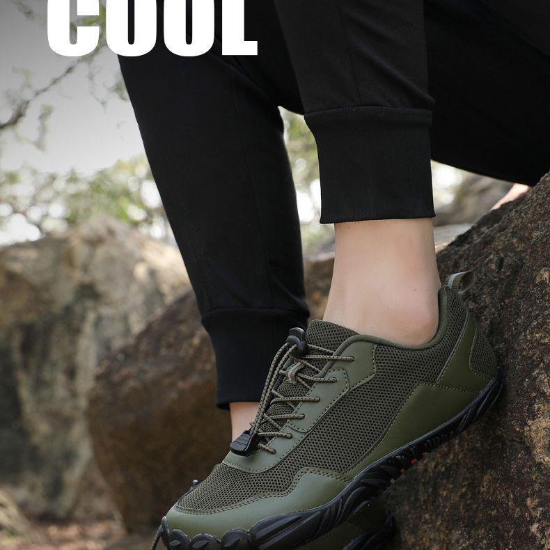 Wide Foot Non-Slip Outdoor Hiking Shoes for Men & Women - Windproof, Coldproof, Casual, and Military Training Ready.