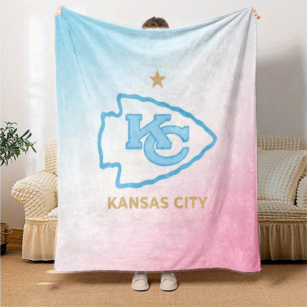Kansas City Chiefs Flannel Blanket, High quality Comfortable for All Seasons, Home Decor, Warmth and Comfort