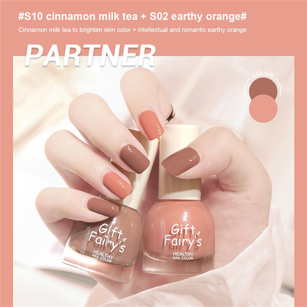 Water-Based Peelable Nail Polish No-Bake Nail Polish Nude Long Lasting Colorfast Nail Polish