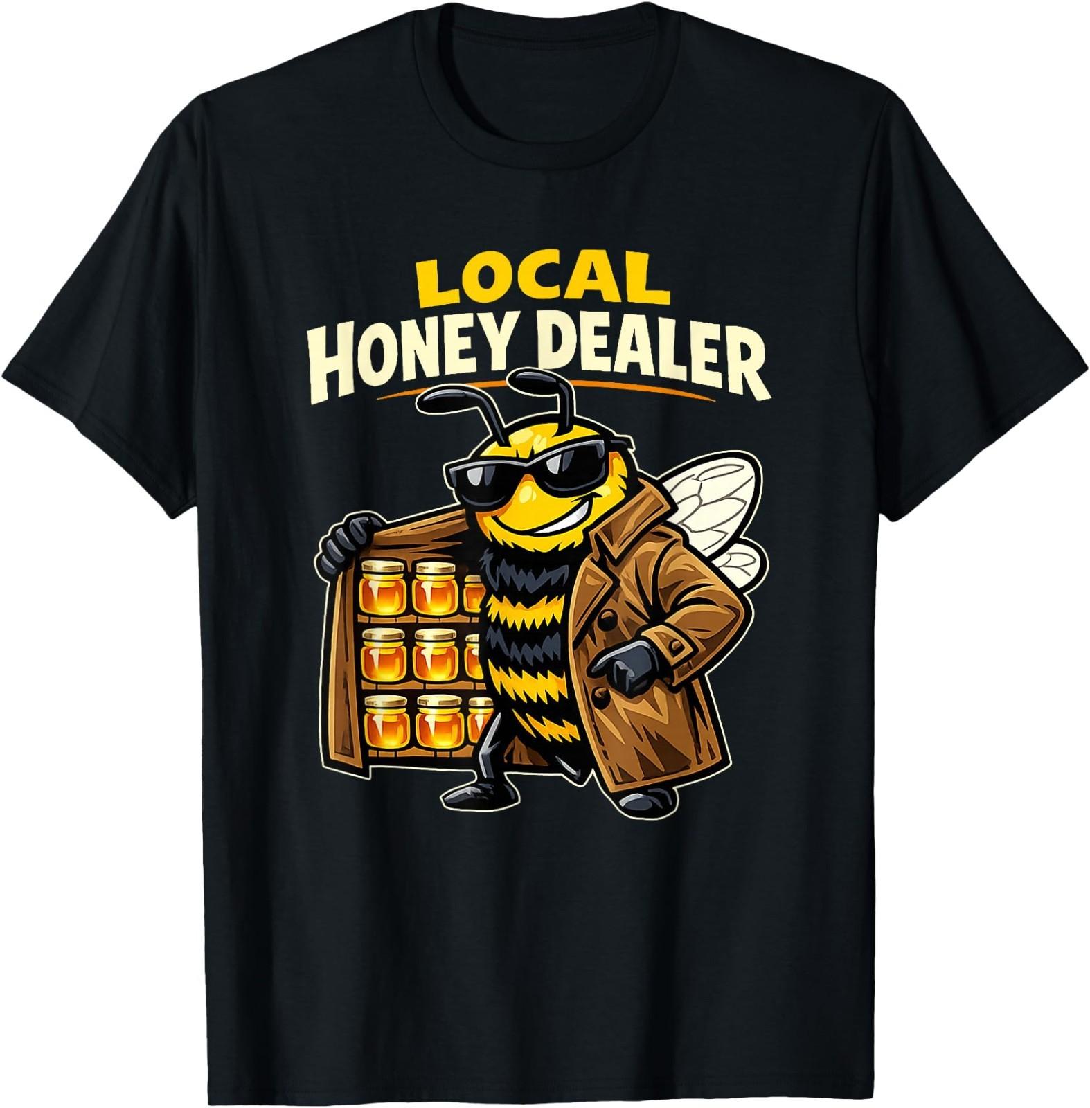 Beekeeper Local Honey Dealer Bee Beekeeping Men T-Shirt XXL
