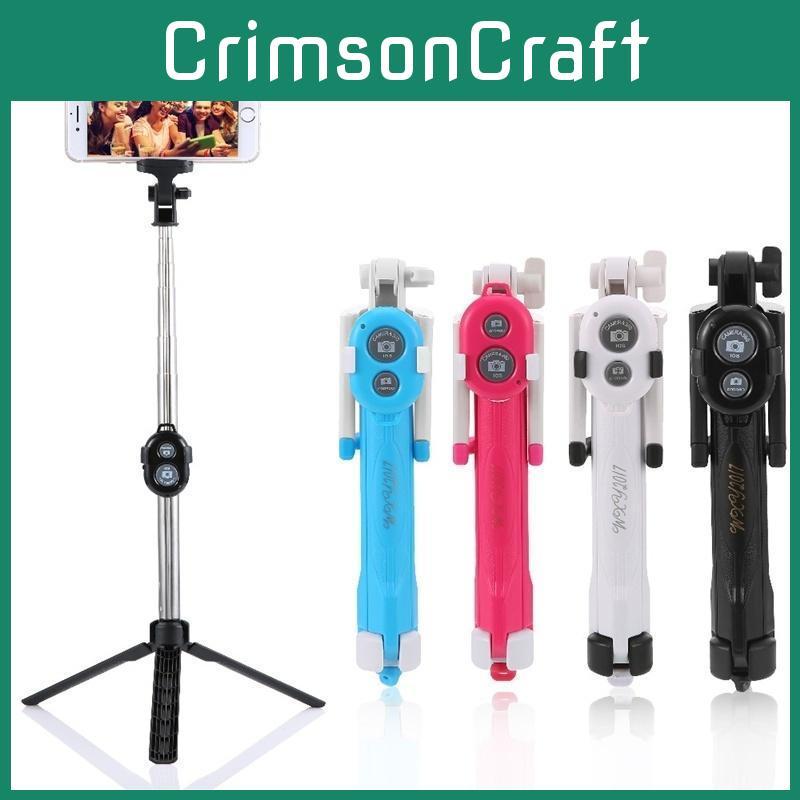 Extendable Bluetooth Wireless Shutter Selfie Stick Monopod Iphone 7