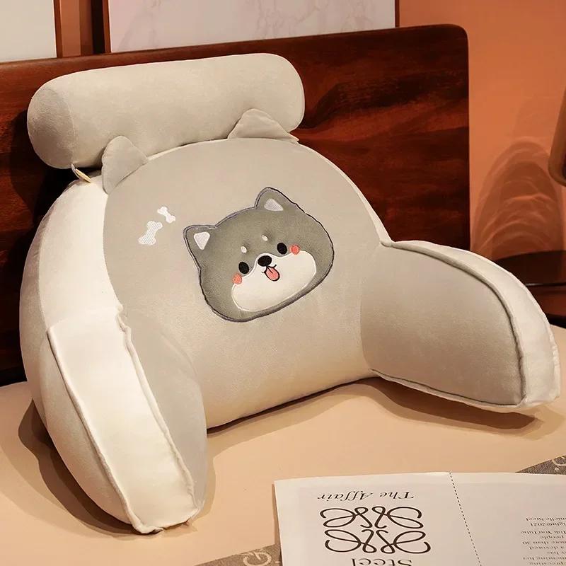 

Bedroom Headrest Cartoon Home Sofa Decoration Multi Functional Reading Office Lunch Rest Pillow Lumbar Support Chair Cushion 45x65cm