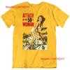 Horror Fiction Attack Of The 50 Ft Women Film Movie Retro T Shirt New Vintage Washed Comfortable Homme Designer Clothes