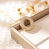 26-Letter Alphabet Pendant Necklace with Copper Clavicle Chain and Micro-Inlaid Zircon